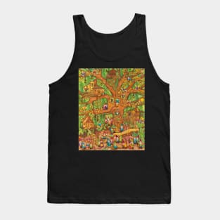 Dancing Gnomes Tree House Tank Top